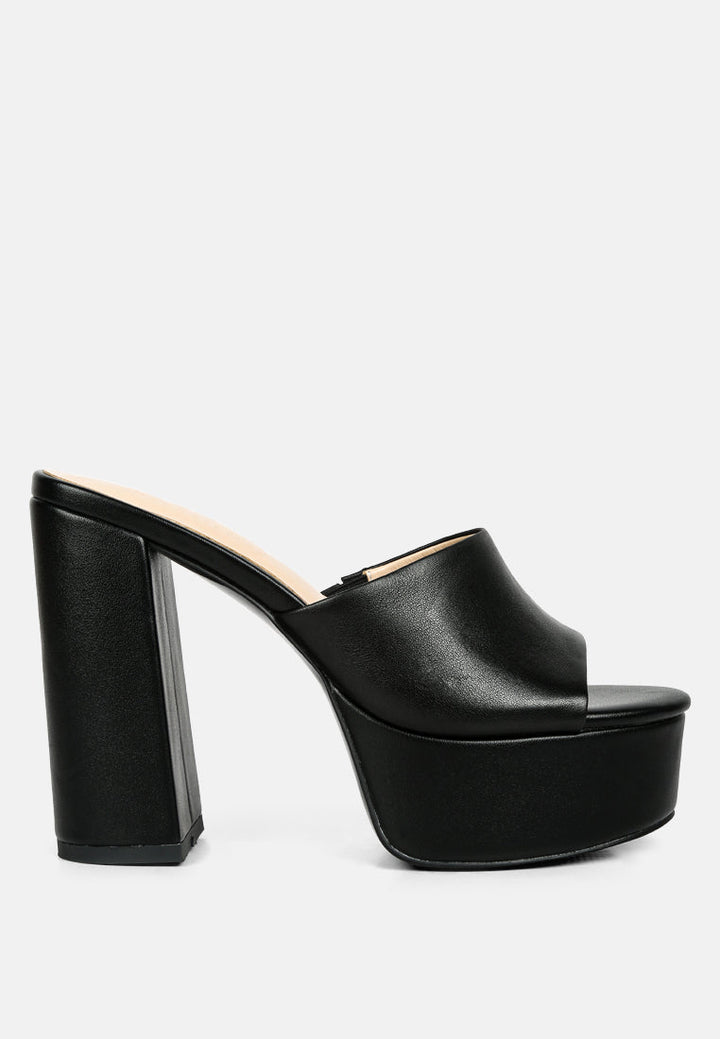 Shuri Open Toe High Block Heel Sandals-6