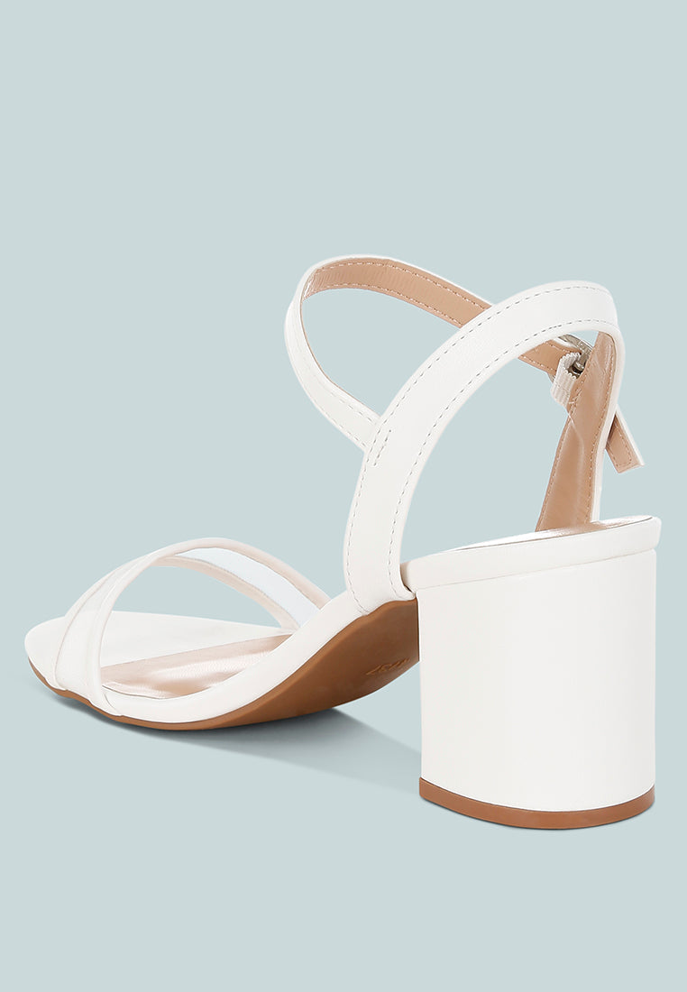 Orpina Mesh Pin Buckle Block Heels-2