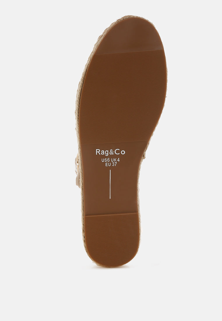 Ostac Genuine Leather Mary Jane Espradrilles-4