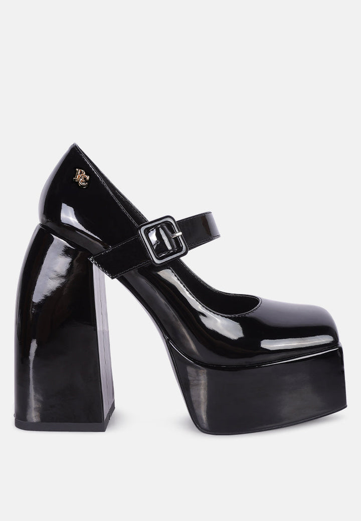 Pablo Statement High Platform Heel Mary Jane Sandals-6