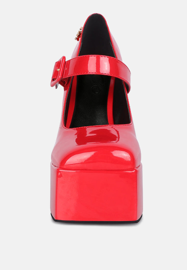 Pablo Statement High Platform Heel Mary Jane Sandals-3