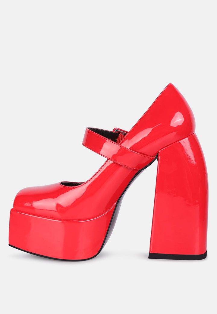 Pablo Statement High Platform Heel Mary Jane Sandals-4