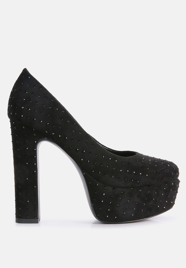 Poppins Glinting Platform High Pumps-5