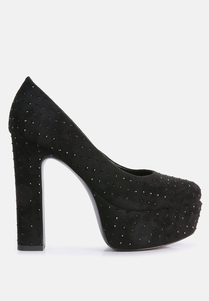 Poppins Glinting Platform High Pumps-5