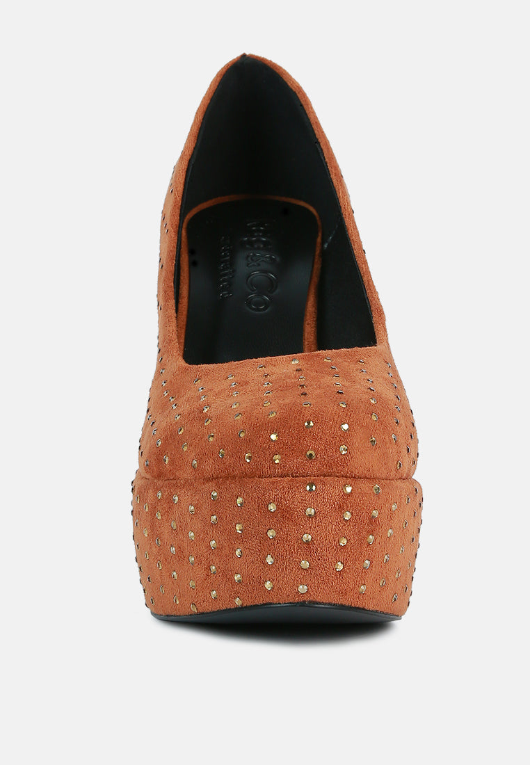 Poppins Glinting Platform High Pumps-3