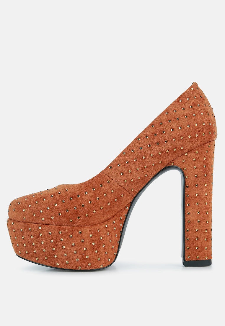 Poppins Glinting Platform High Pumps-2