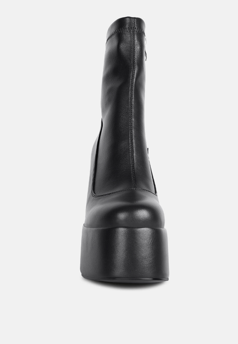 Purnell High Platform Ankle Boots-4