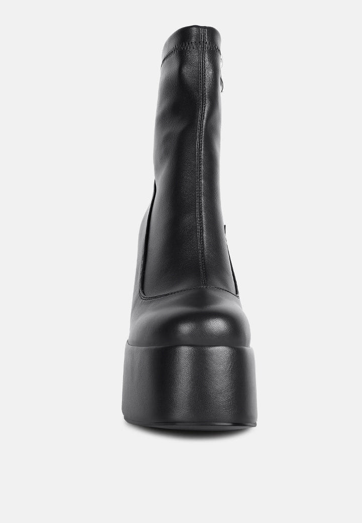 Purnell High Platform Ankle Boots-4
