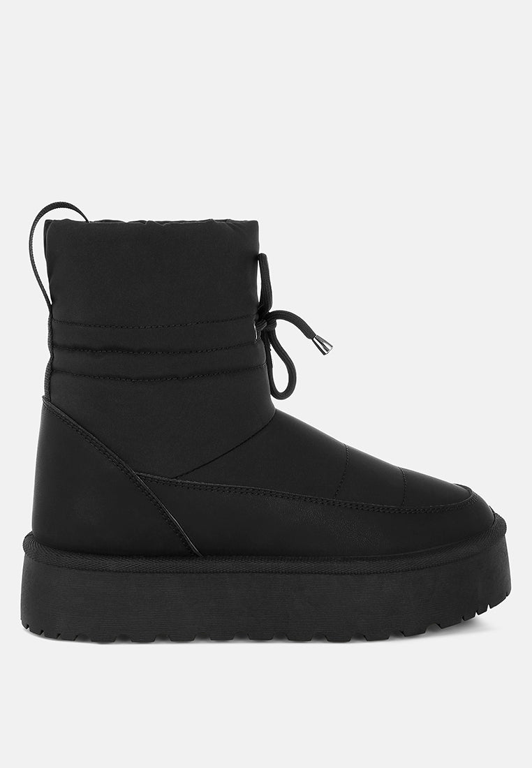 Pacos High Ankle Chunky Snow Boots-6