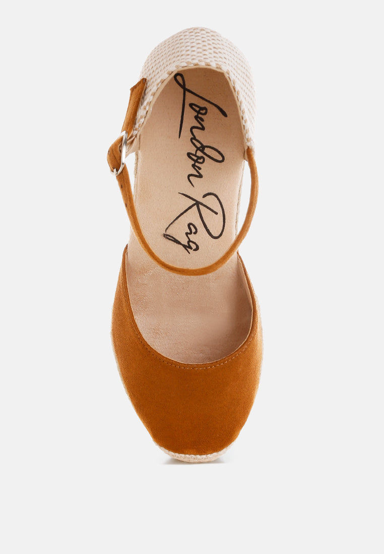 Rosene Microfiber Espadrilles Sandals-4
