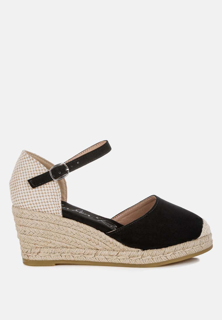 Rosene Microfiber Espadrilles Sandals-5