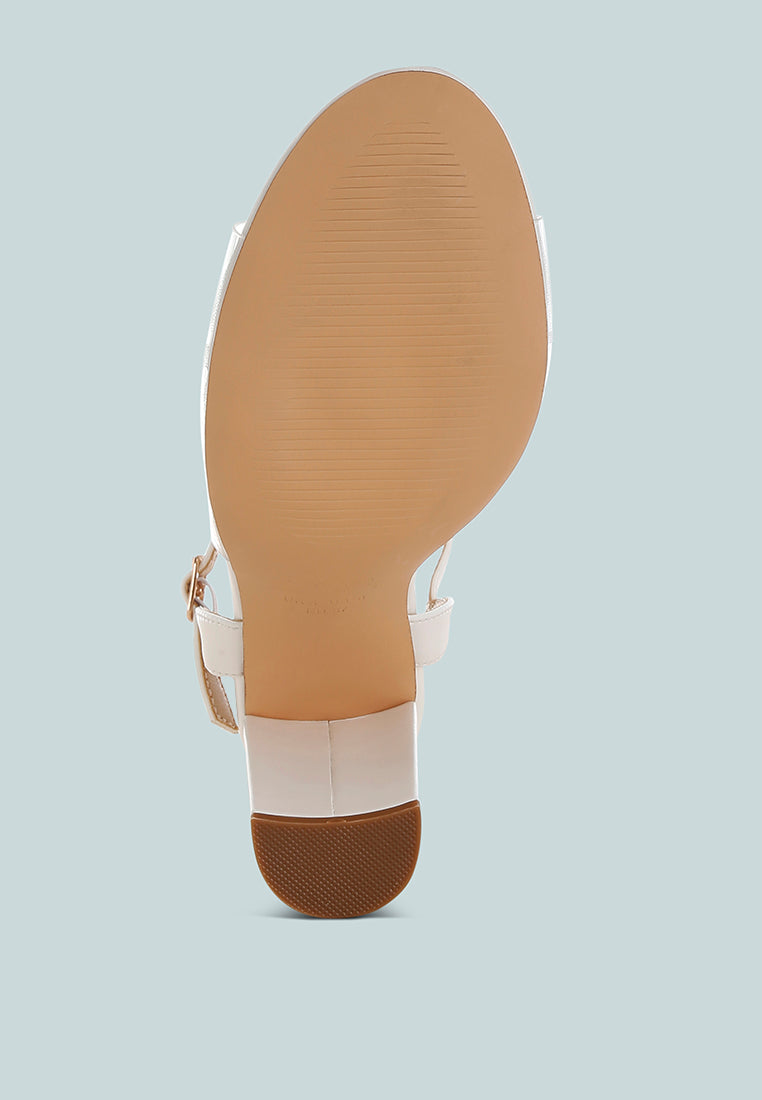 Perta Clear Strap Block Heel Sandals-4