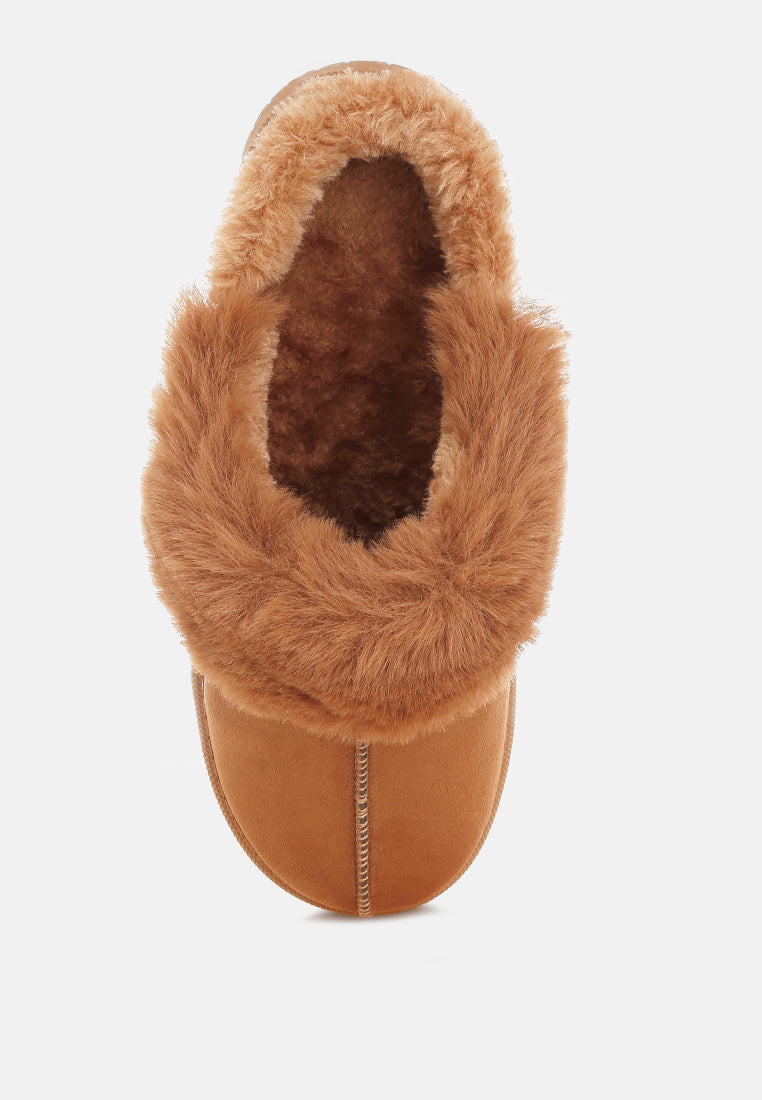 Portho Faux Fur Slip Ons-3