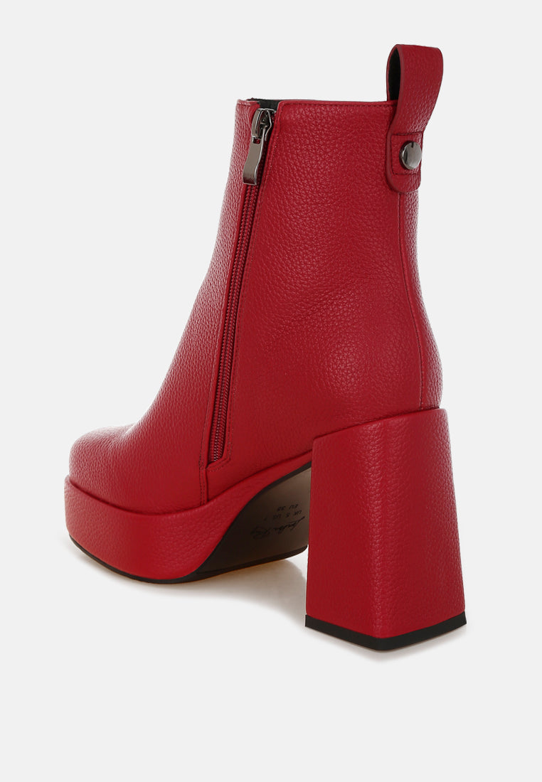Poulin Faux Leather Chelsea Boots-2