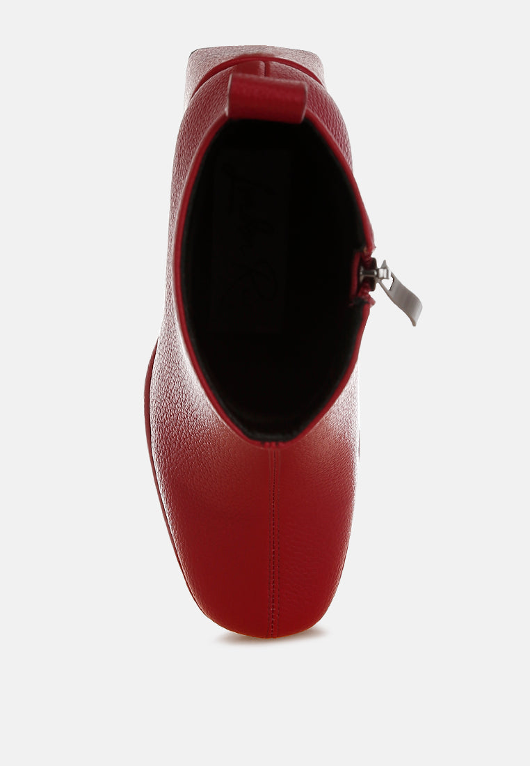 Poulin Faux Leather Chelsea Boots-3