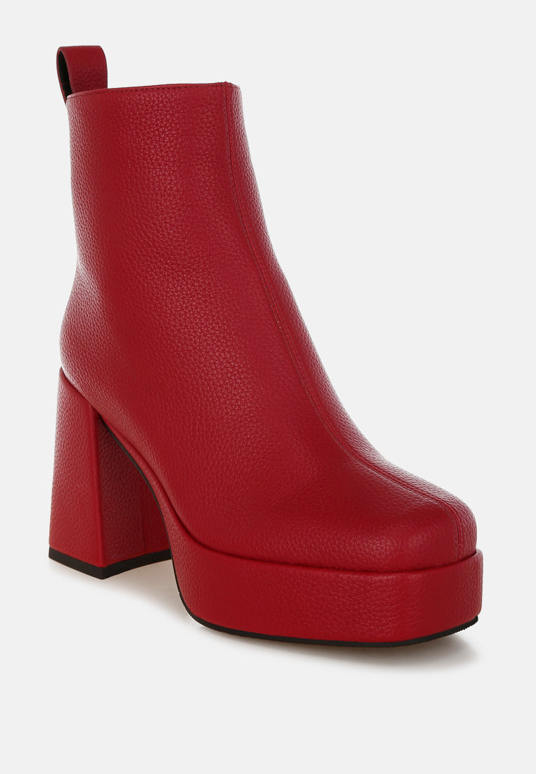 Poulin Faux Leather Chelsea Boots-1
