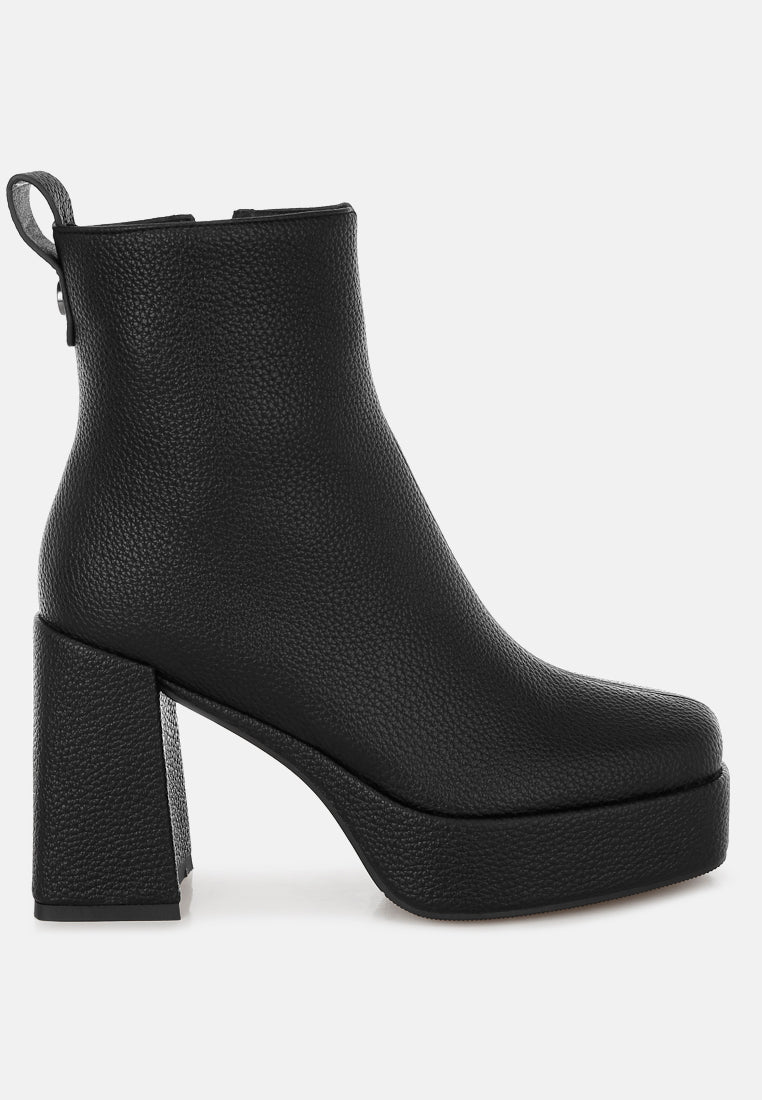 Poulin Faux Leather Chelsea Boots-5