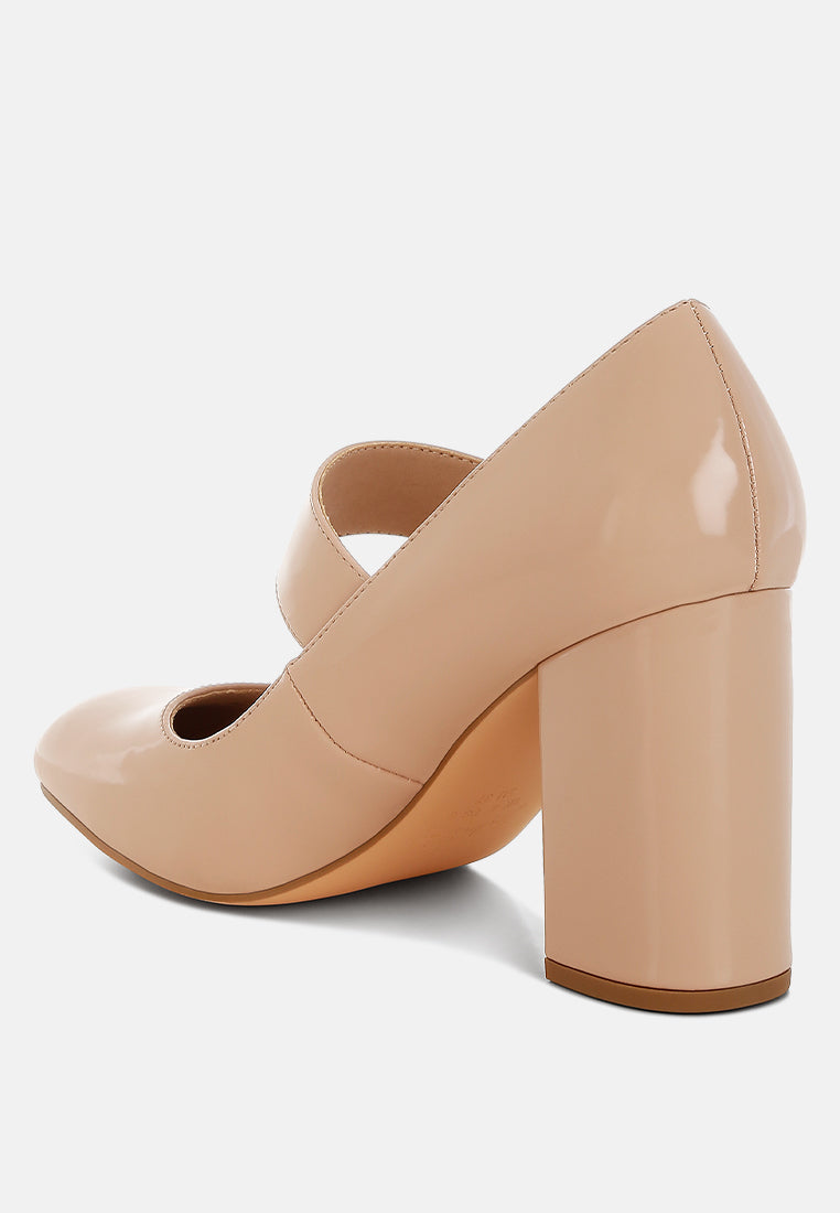 Primula Block Heel Mary Jane Sandals-2