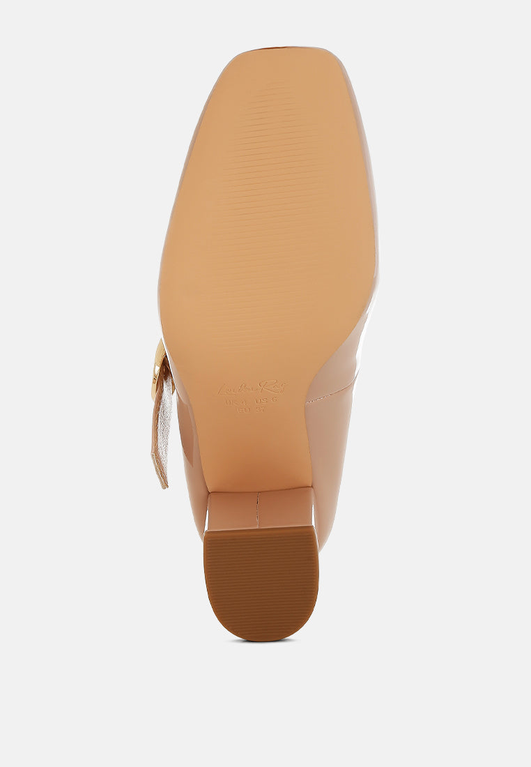 Primula Block Heel Mary Jane Sandals-4