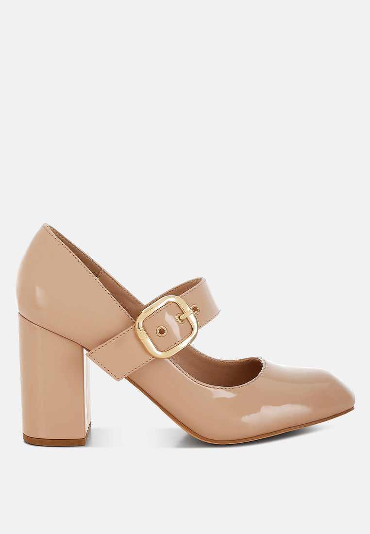 Primula Block Heel Mary Jane Sandals-0