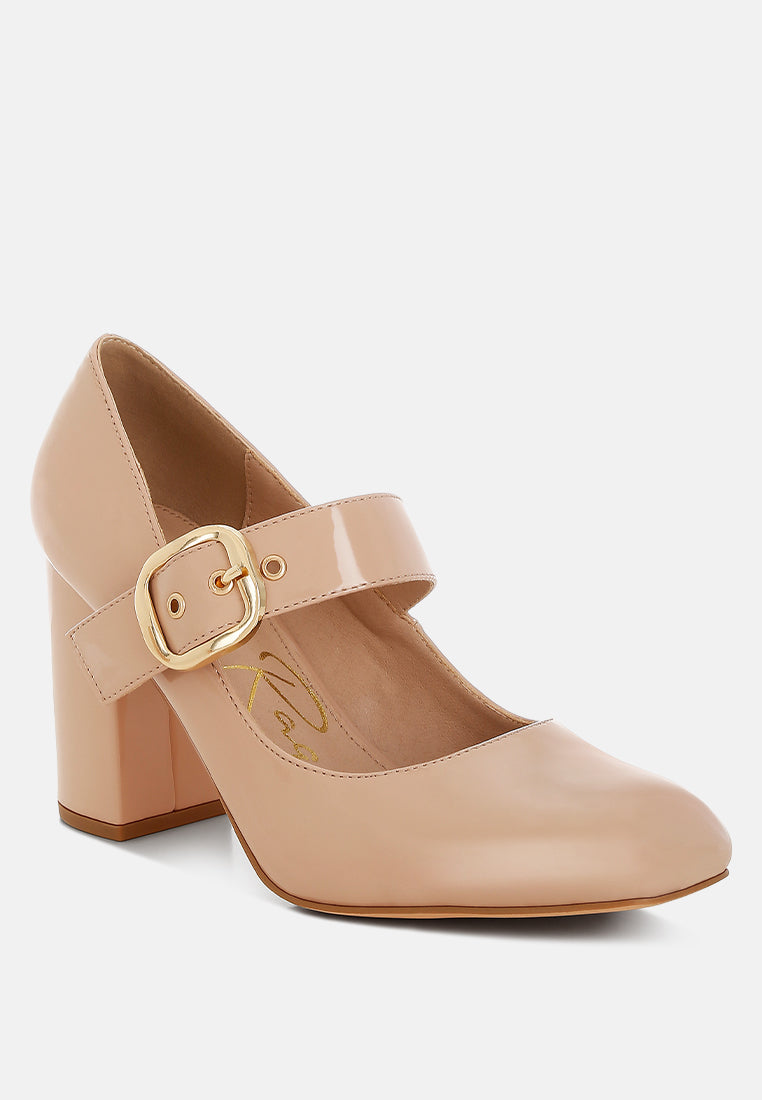 Primula Block Heel Mary Jane Sandals-1