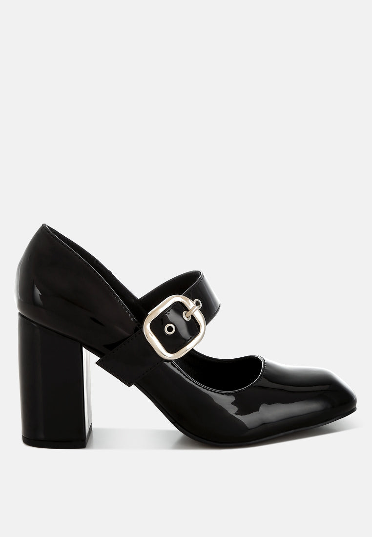 Primula Block Heel Mary Jane Sandals-5