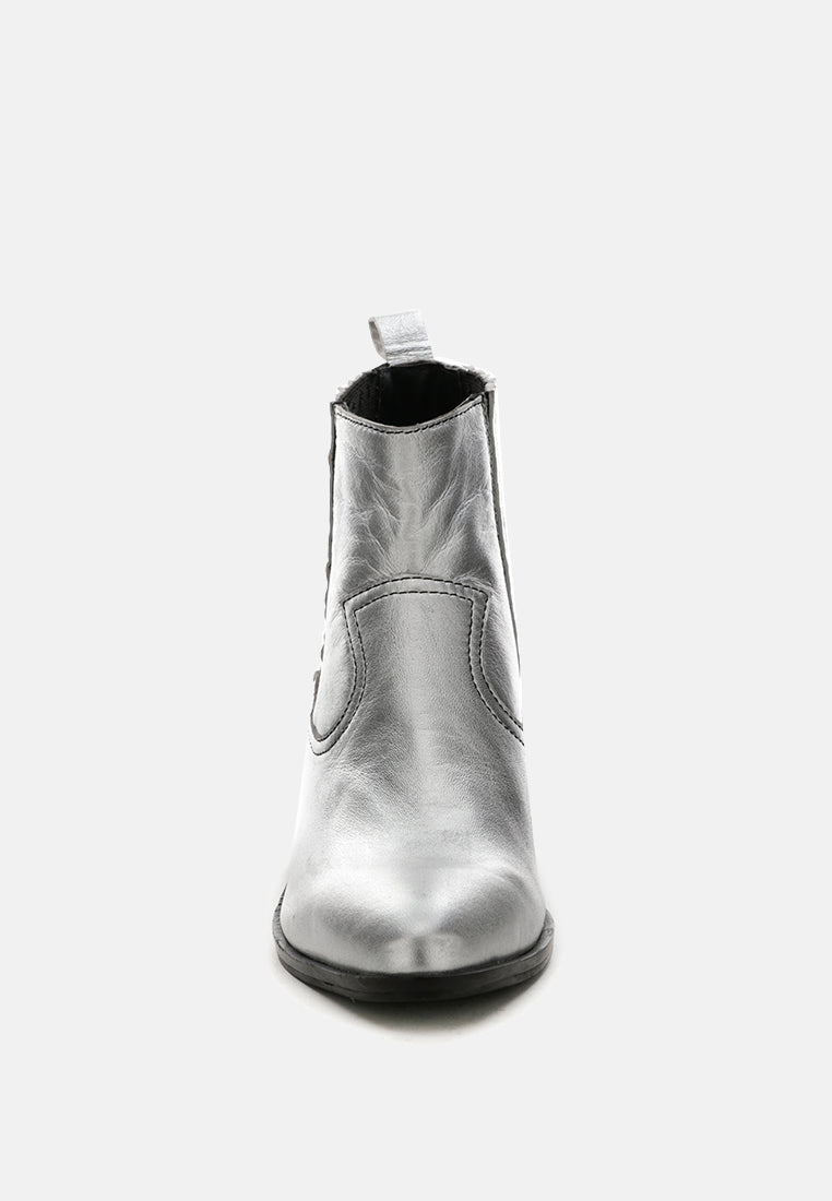 Rayna Metallic Leather Boots-2