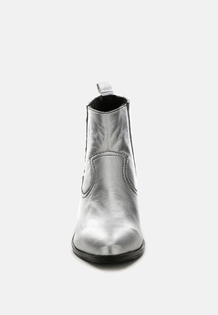 Rayna Metallic Leather Boots-2