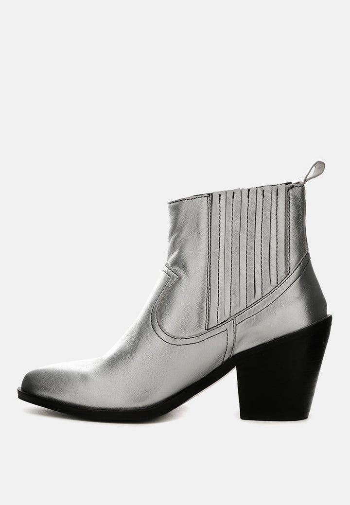 Rayna Metallic Leather Boots-4