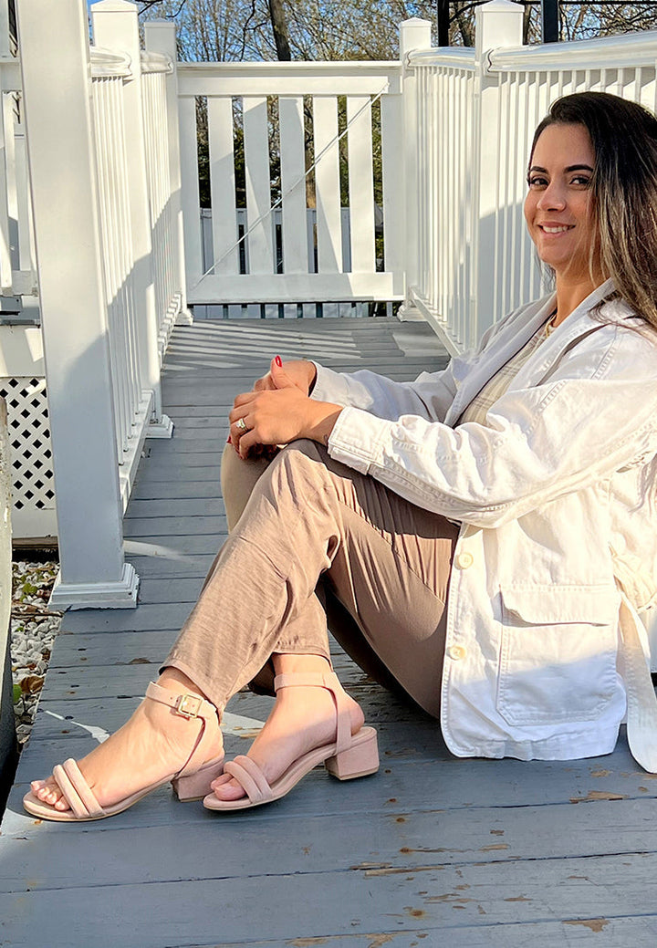 Amelia Minimalist Block Heel Sandal-1