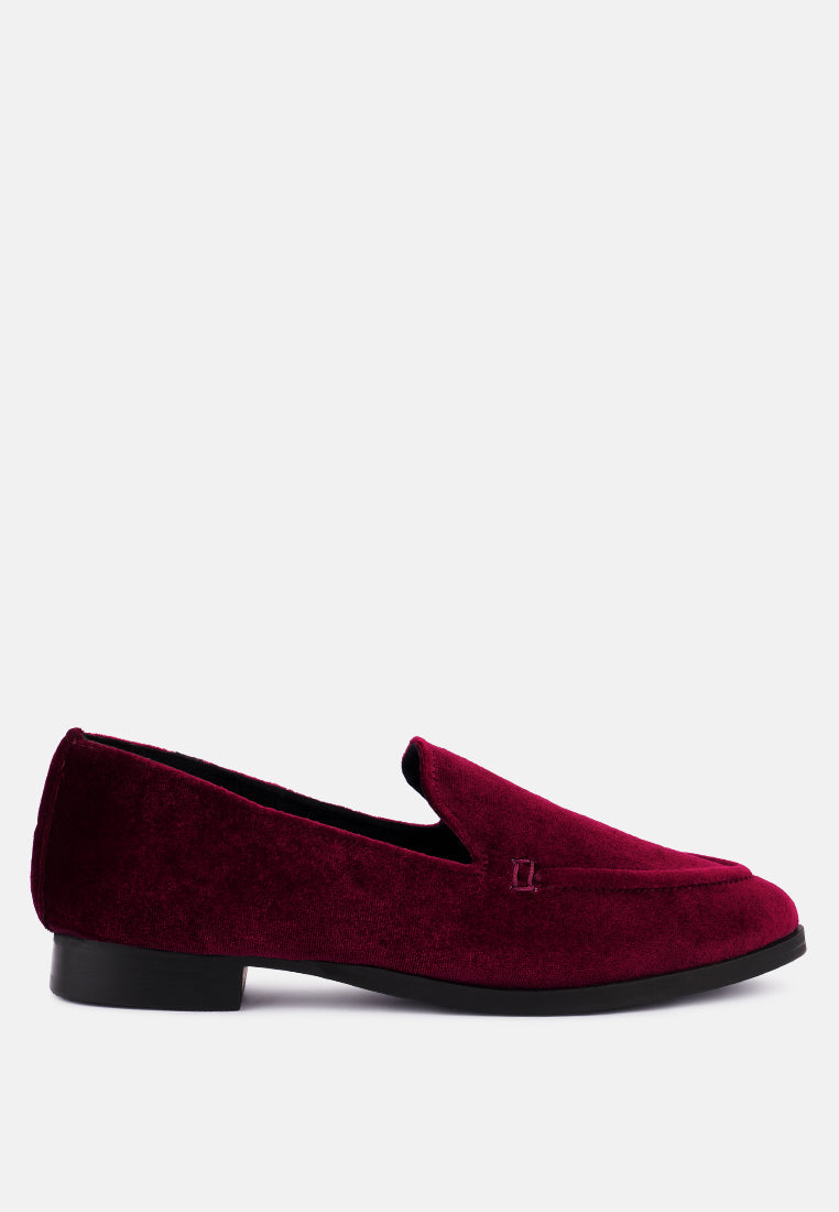 Luxe-Lap Velvet Handcrafted Loafers-5