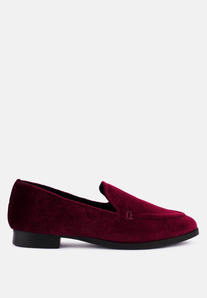 Luxe-Lap Velvet Handcrafted Loafers-5