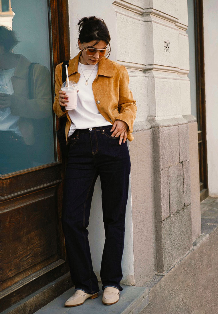 Durance Studded Genuine Suede Loafers-2
