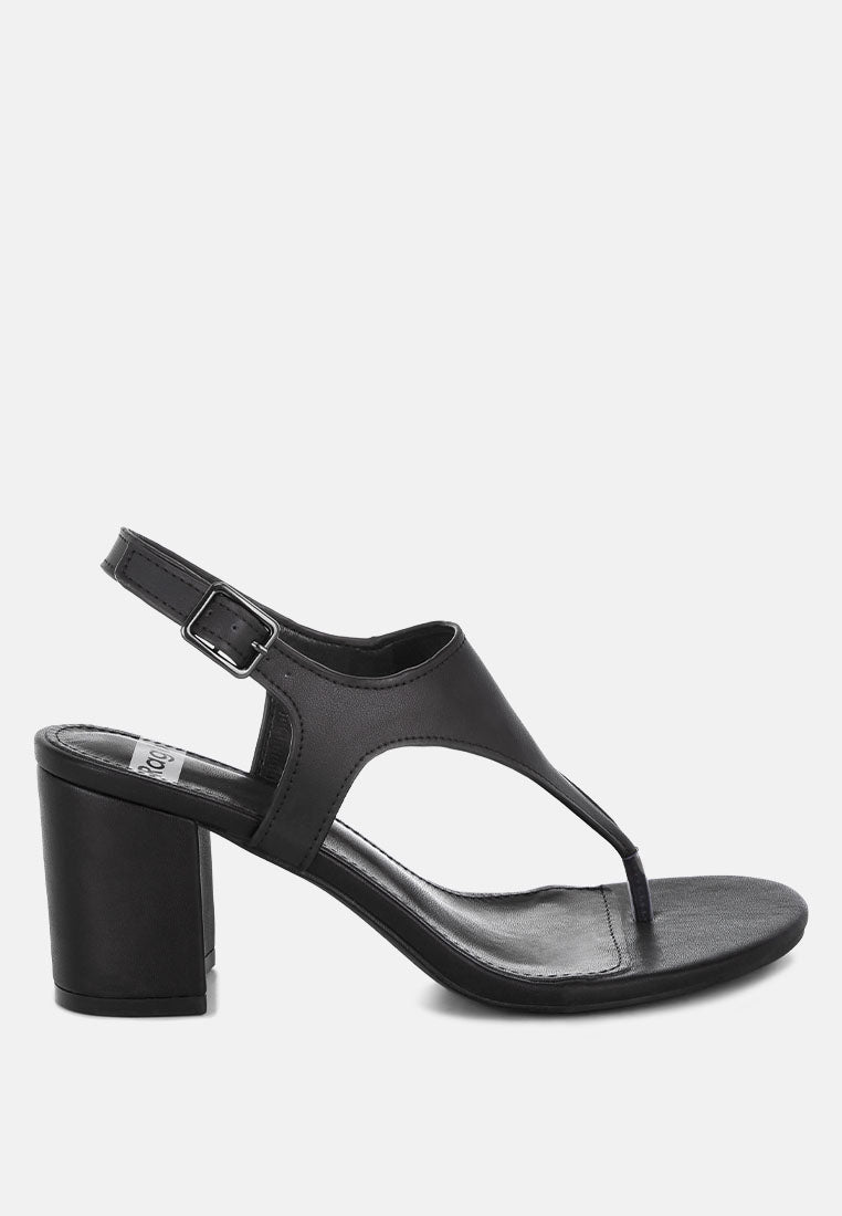 Ann Real Leather Thong Toe Sandals-6