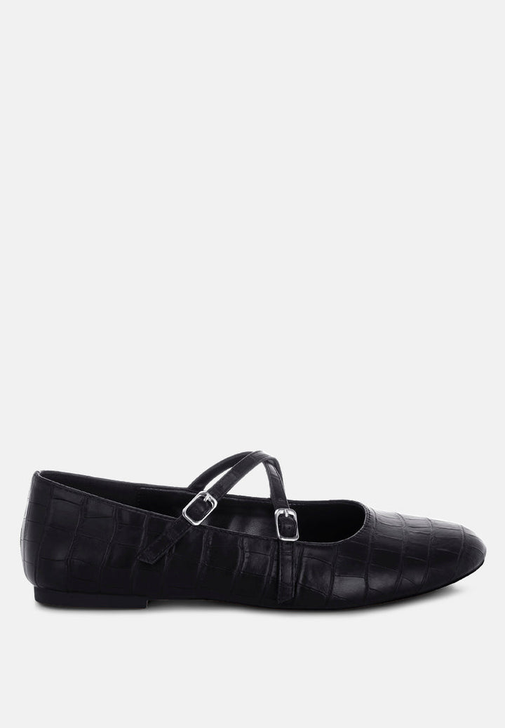 Chirola Mary Jane Ballet Flats-0