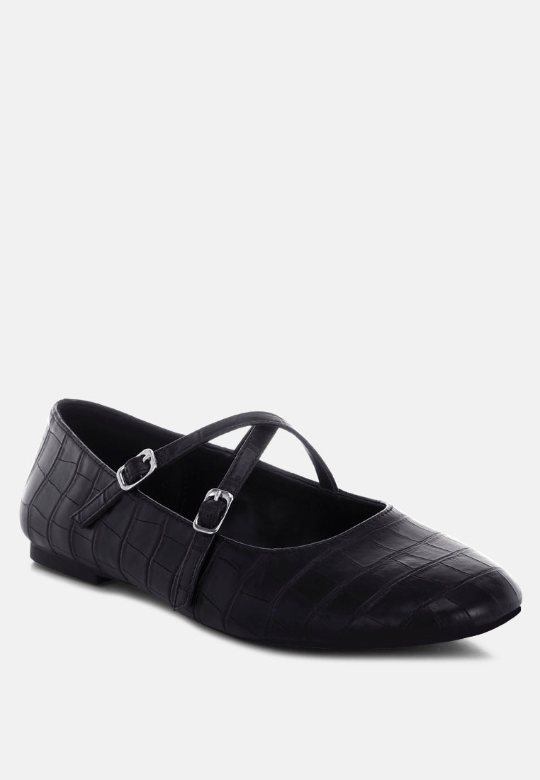 Chirola Mary Jane Ballet Flats-3