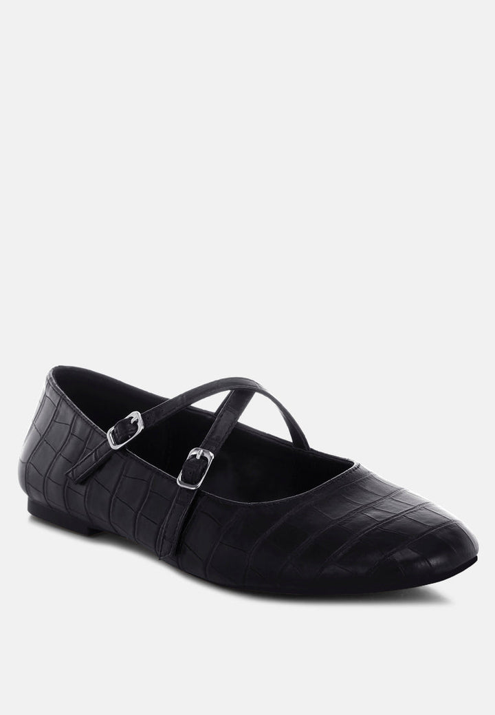 Chirola Mary Jane Ballet Flats-3