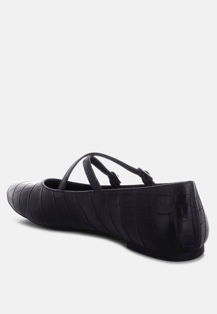 Chirola Mary Jane Ballet Flats-4