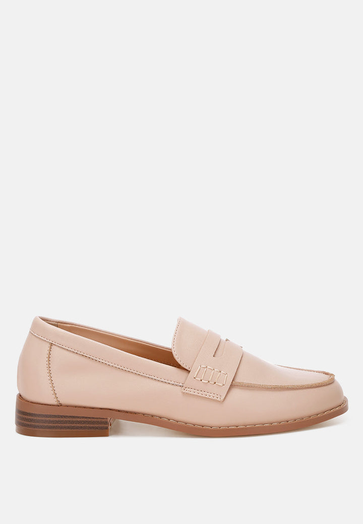 Reiga Low Block Heel Loafers-5