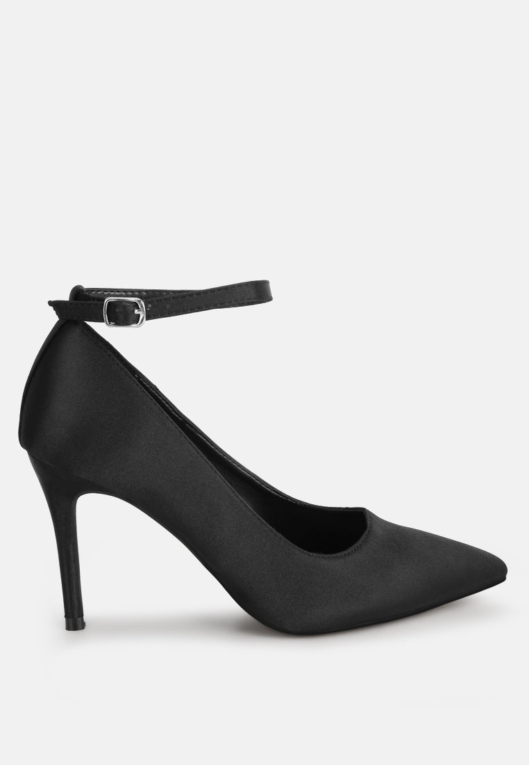 Dittany Ankle Strap Stiletto Heel Pumps-9