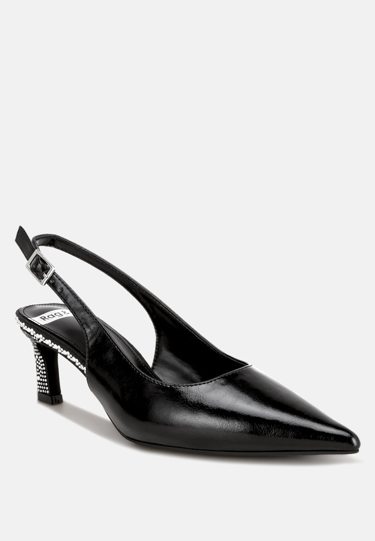 Ondrila Slingback Embellished Heels-1