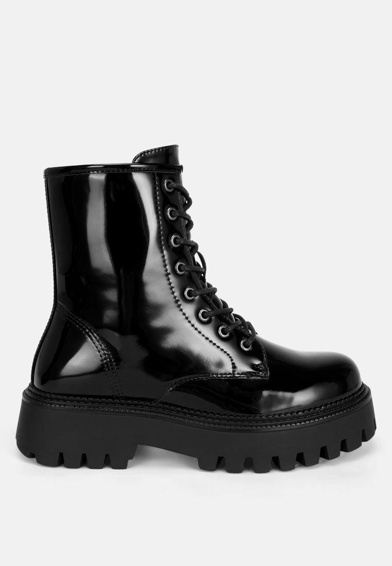 Reginalda Statement Lace-Up Chunky Boots-0