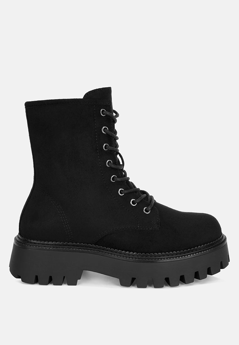Reginalda Statement Lace-Up Chunky Boots-6