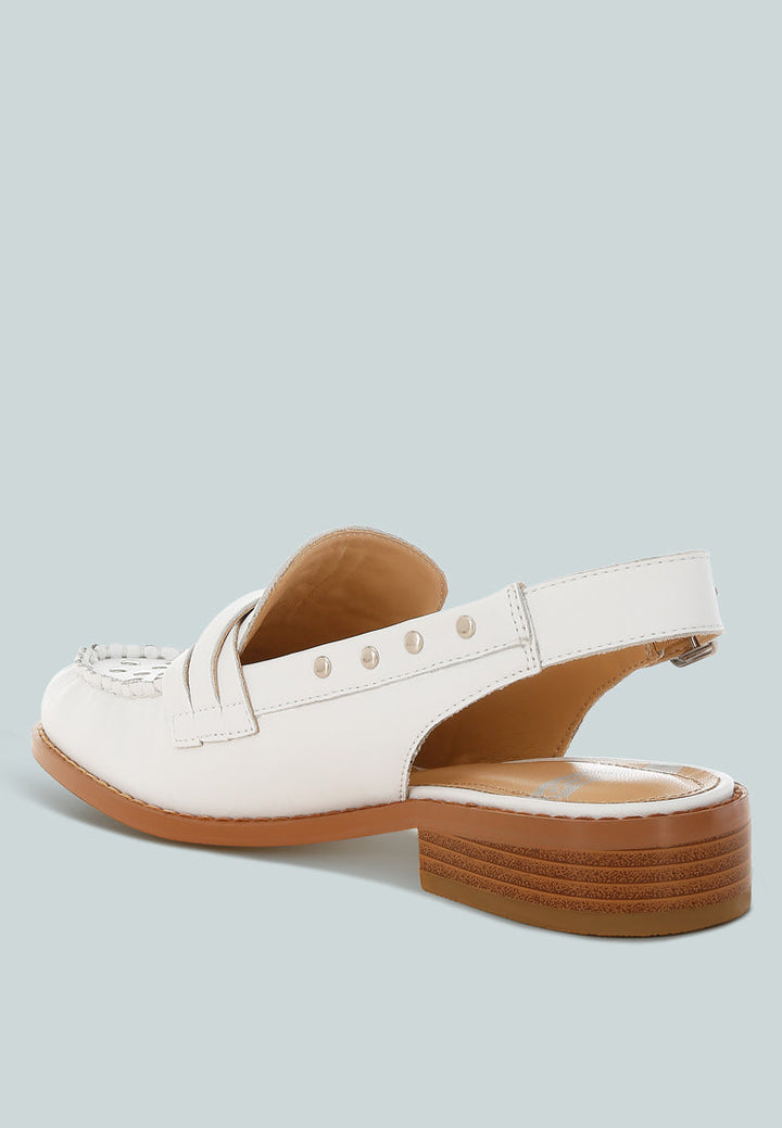 Remykin Braided Penny Strap Loafers-2