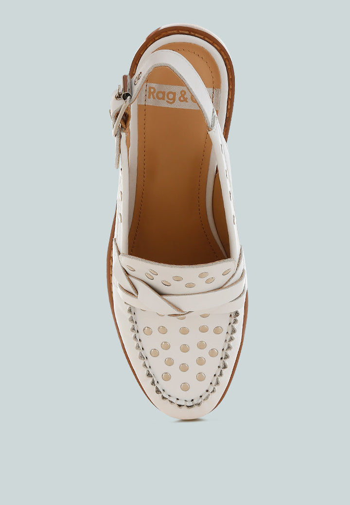 Remykin Braided Penny Strap Loafers-3