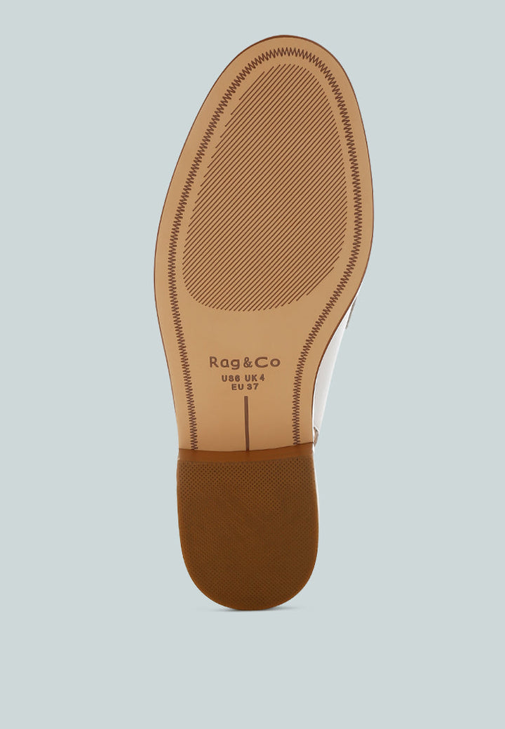 Remykin Braided Penny Strap Loafers-4