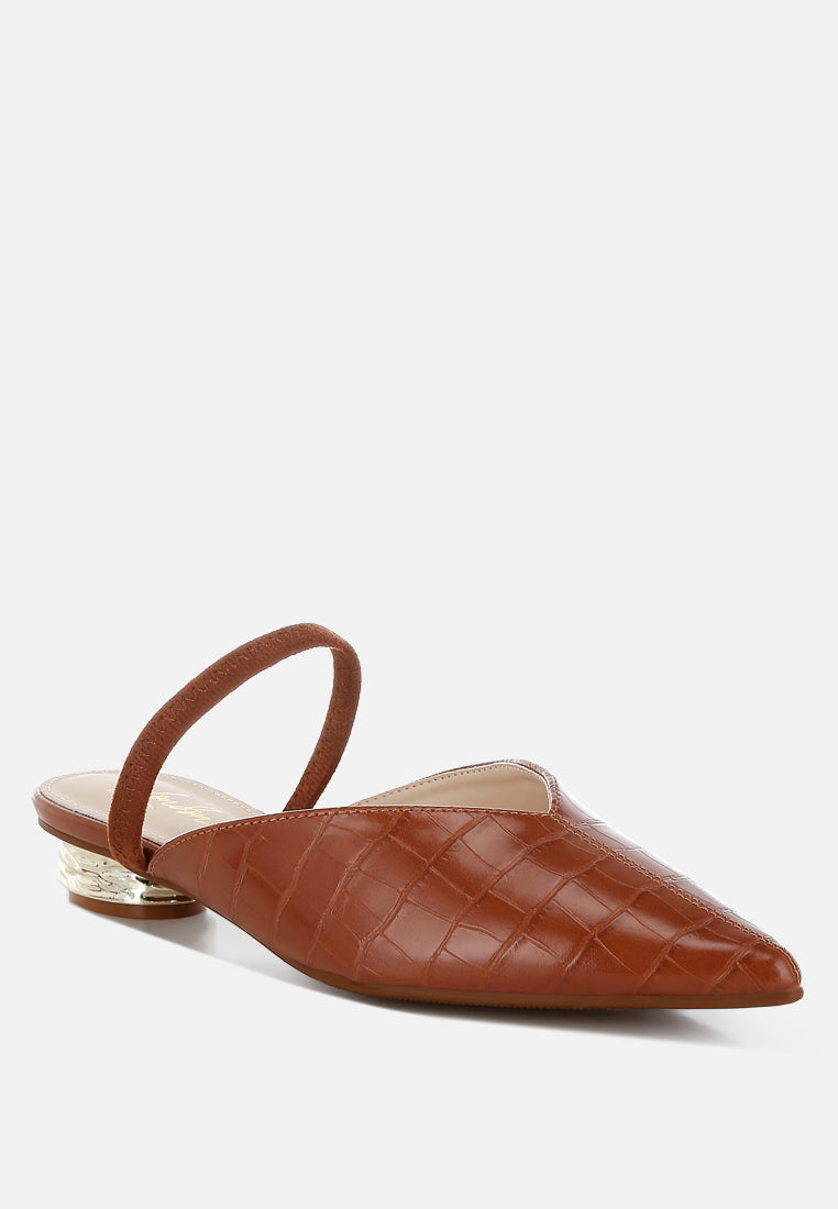 Renata Fantasy Heel Croco Mules-1