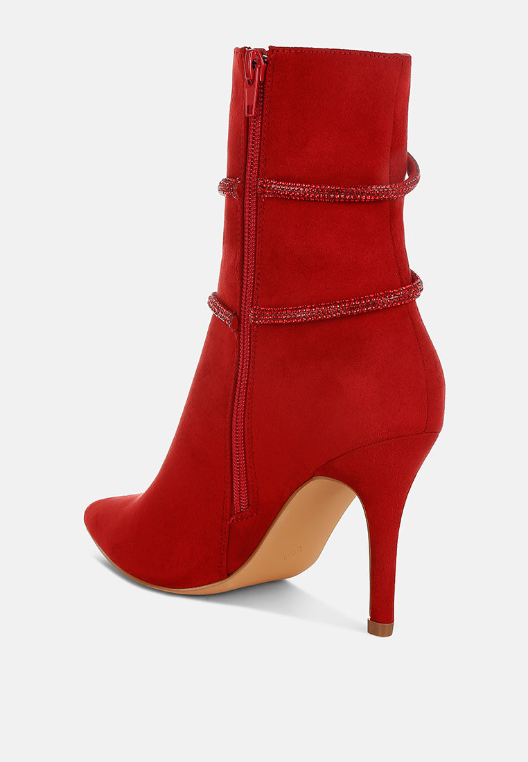 Roda Rhinestone Wrap-Around Stiletto Boots-2