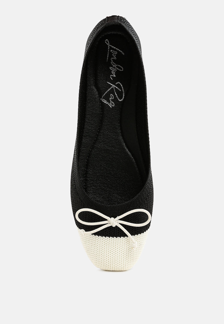 Rosario Two Tone Ballerinas-4