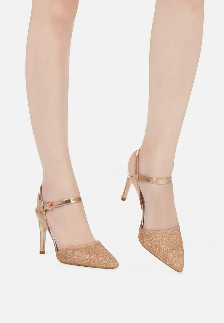 Sha Ankle Strap Slingback Stiletto Heel Sandals-1